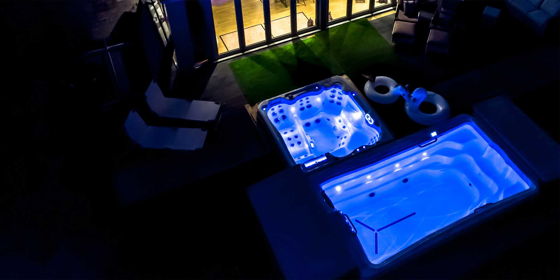 Swim Spa und Whirlpool Kombi. DualTemp von Artesian Spas.