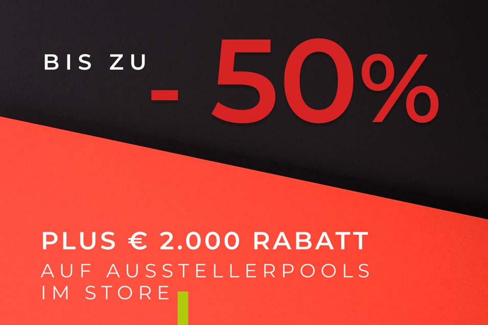 Whirlpool Ausstellungsware im Abverkauf mit €2.000,- Sonderrabatt.
