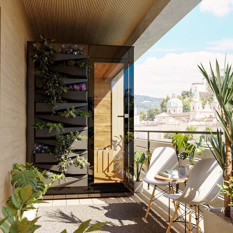 A closer look at Industrial Apartment Wellness Balcony Interior Tricks