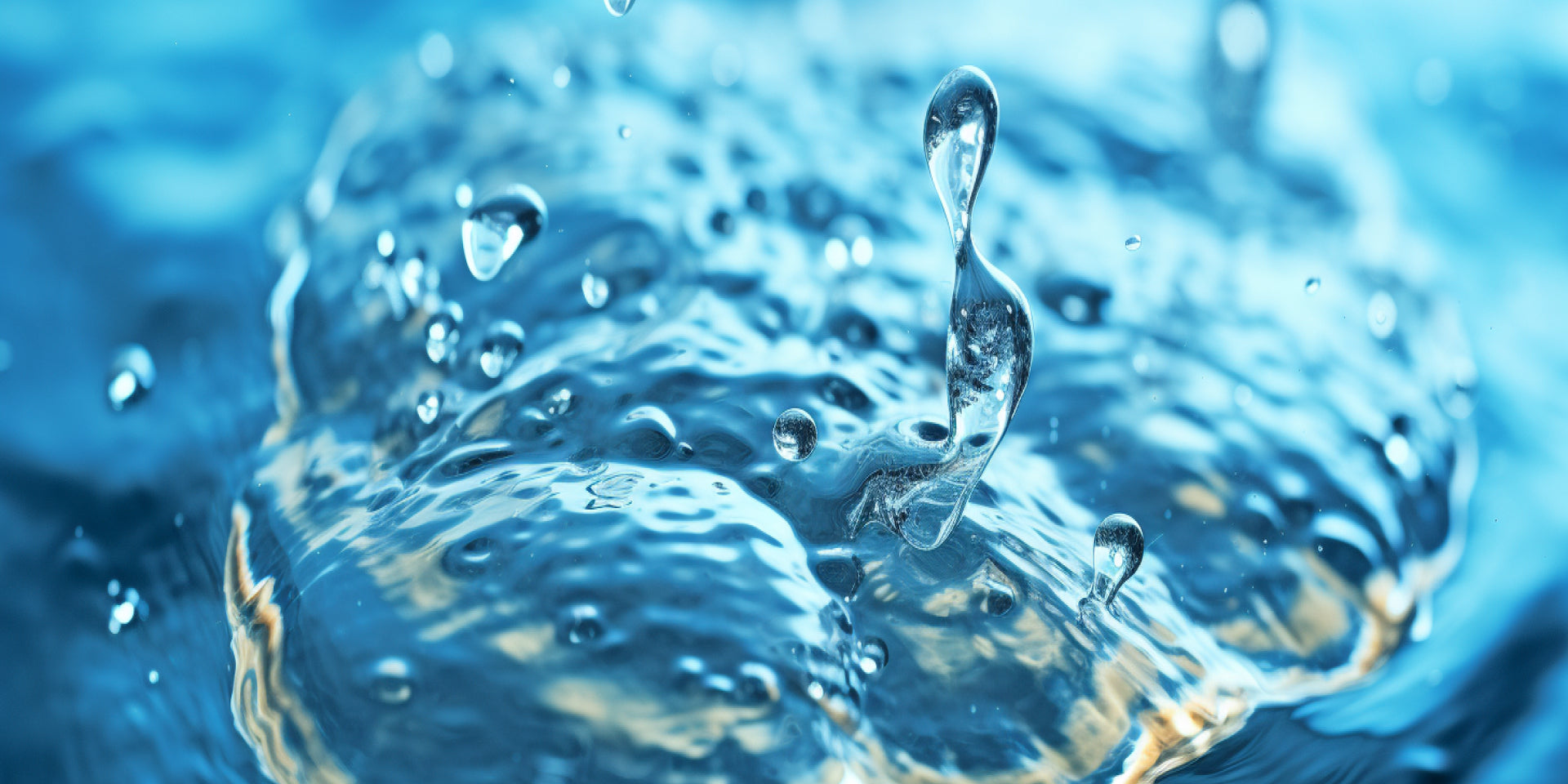 Nahaufnahme eines Wassers in Bewegung