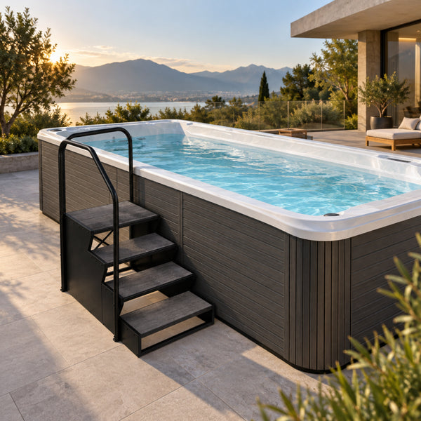 Swim Spa Einstiegstreppe 4-Stufig