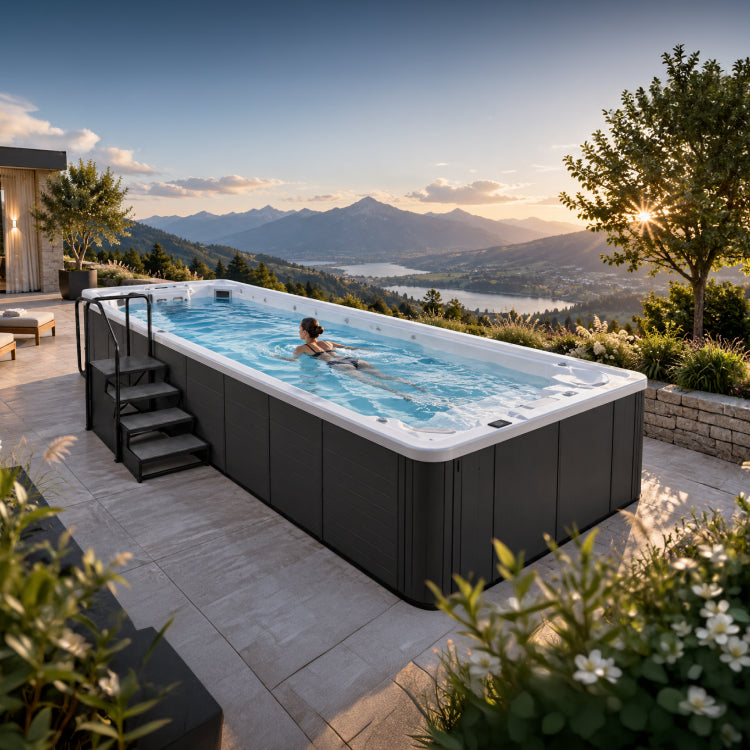 Swim Spa Einstiegstreppe 4-Stufig