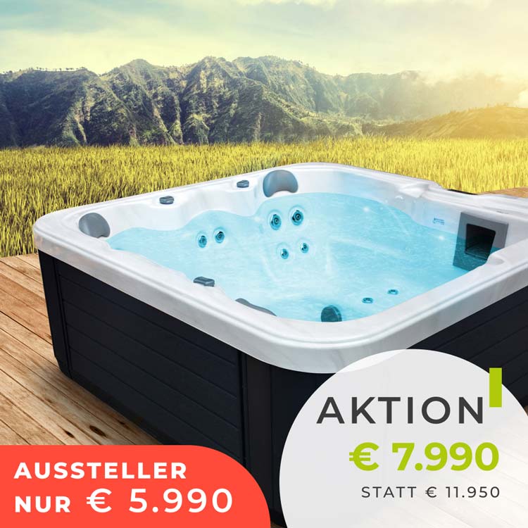 Whirlpool "Grenada" | 200 x 200 cm | 5 Personen | 20 Düsen