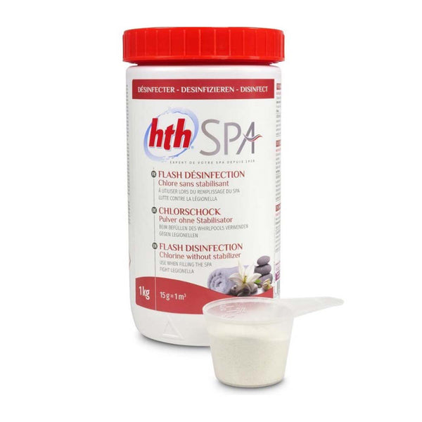 hth™ Spa - ChlorShock Pulver, 1 kg