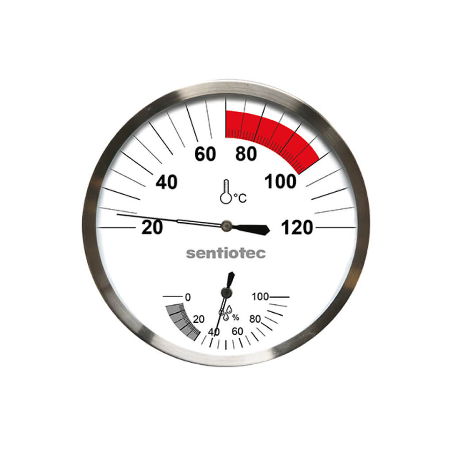 Thermo-Hygrometer, Edelstahl